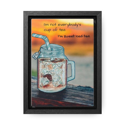 I'm sweet tea Gallery Canvas Wraps, Vertical Frame