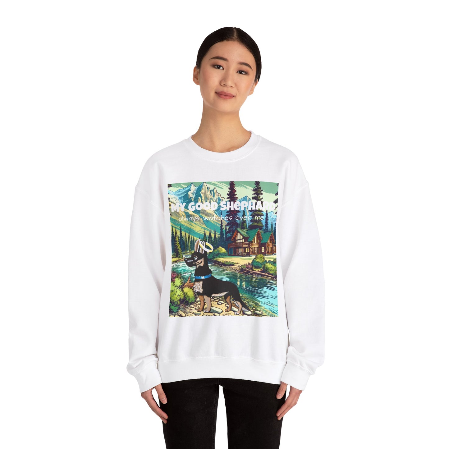 Unisex Heavy Blend™ Good Shephard Crewneck Sweatshirt