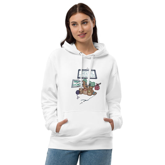 sew what bear Premium eco hoodie