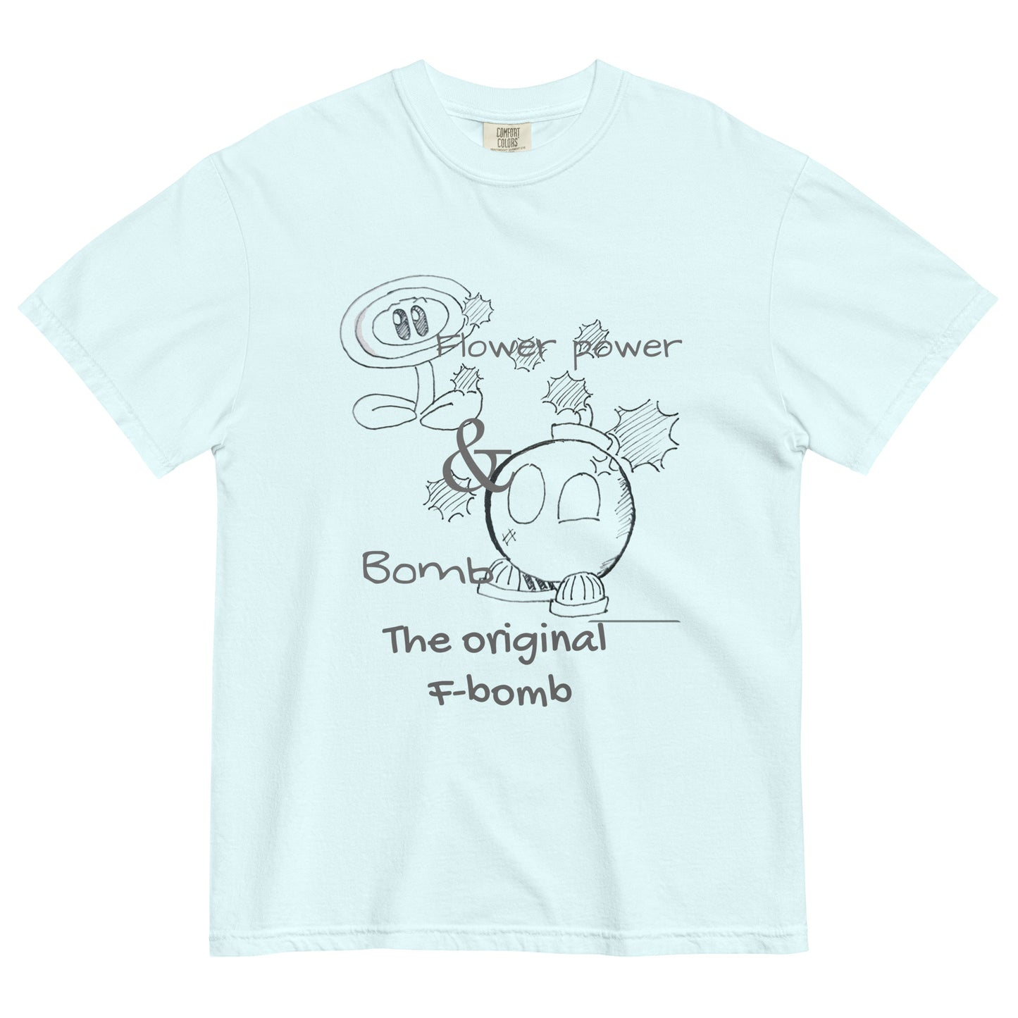 F-bomb Unisex garment-dyed heavyweight t-shirt