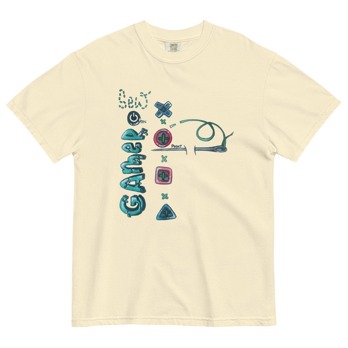 Sew gamer Unisex garment-dyed heavyweight t-shirt