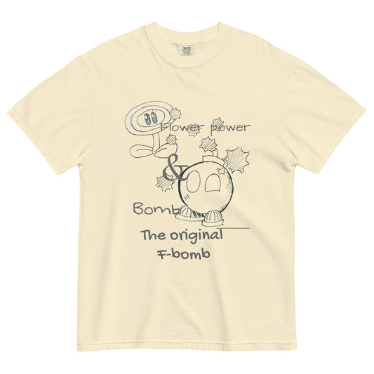 F-bomb Unisex garment-dyed heavyweight t-shirt