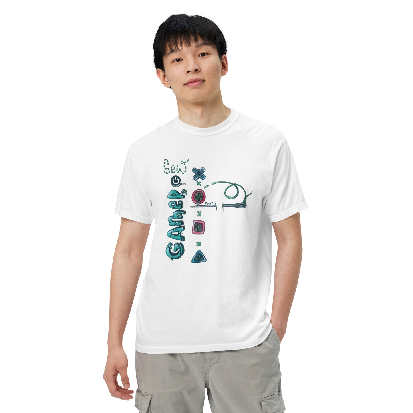 Sew gamer Unisex garment-dyed heavyweight t-shirt