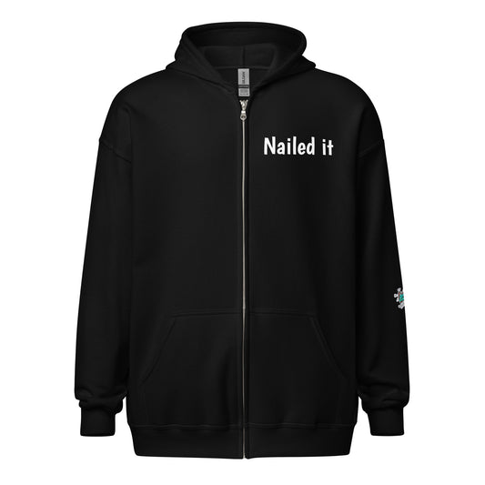 Nailed it Unisex heavy blend zip hoodie