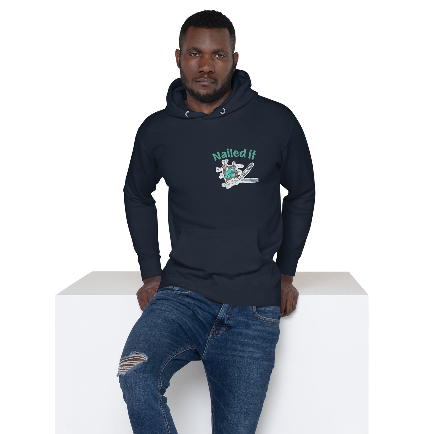 Nailed it Unisex Hoodie with logo